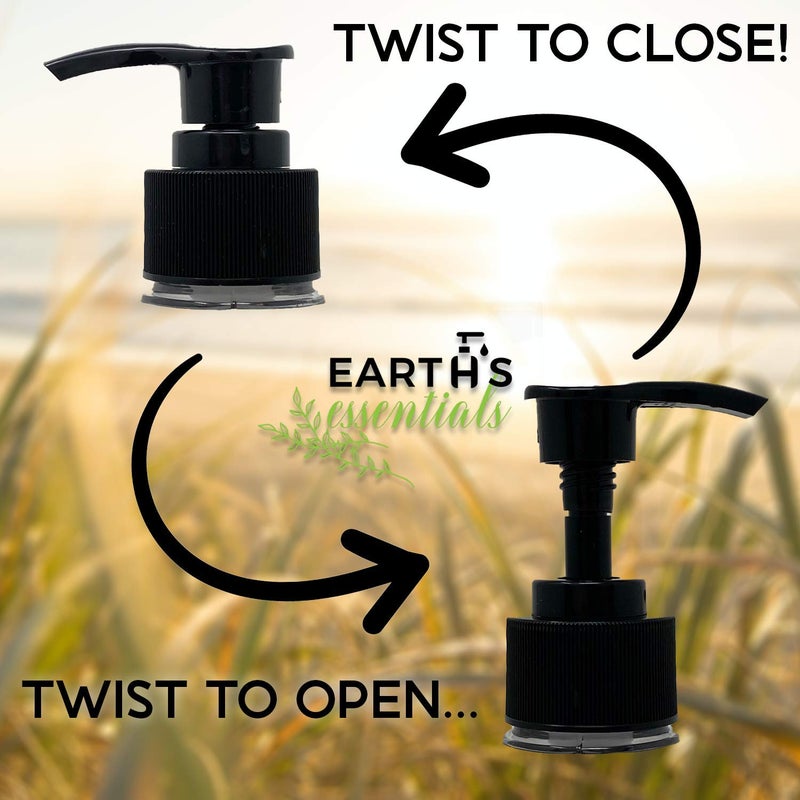 Earth's Essentials (2 Pack) Earth's Essentials Versatile 16 Ounce Refillable Designer Pump Bottles. Excellent Liquid Hand Soap, Homemade Lotion, Shampoo and Massage Oil Dispensers. Shatterproof PET Plastic. - Image 5